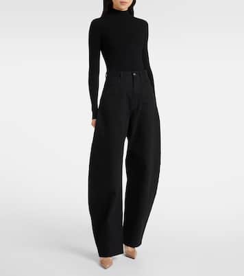 Escarpins Le Cœur 90 en cuir verni et PU | Alaïa