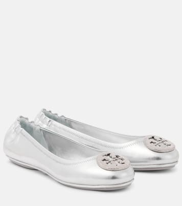 Ballerine Minnie in pelle metallizzata | Tory Burch