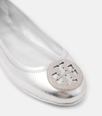 Ballerine Minnie in pelle metallizzata | Tory Burch