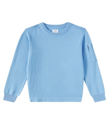 Felpa in cotone con logo | C.P. Company Kids