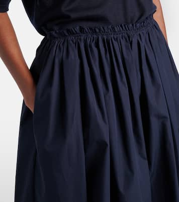 Falda midi Chiara en popelín de algodón | Gabriela Hearst