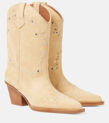 Stivaletti texani Janice 60 in suede | Paris Texas