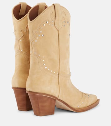 Stivaletti texani Janice 60 in suede | Paris Texas