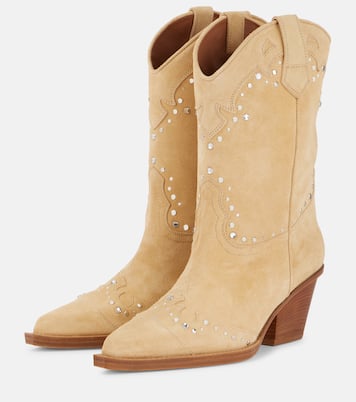 Stivaletti texani Janice 60 in suede | Paris Texas