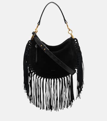Oskan Soft Small suede shoulder bag | Isabel Marant