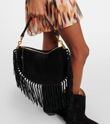 Oskan Soft Small suede shoulder bag | Isabel Marant