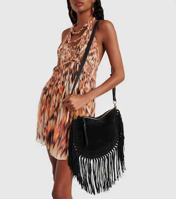 Oskan Soft Small suede shoulder bag | Isabel Marant
