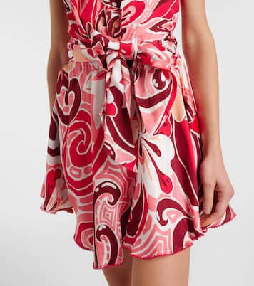 Minikleid Cassandra aus Satin | Poupette St Barth