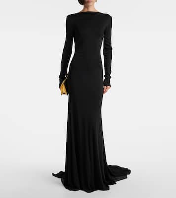Gathered jersey gown | David Koma