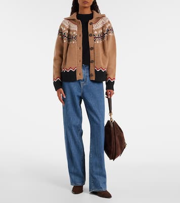 Sweet jacquard virgin wool cardigan | Alanui