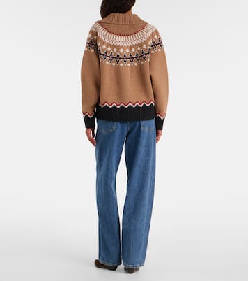 Sweet jacquard virgin wool cardigan | Alanui