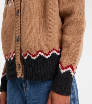 Sweet jacquard virgin wool cardigan | Alanui