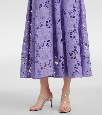 Abito midi Aliyah in pizzo | Leo Lin