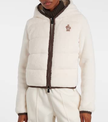 Hooded fleece down jacket  | Moncler Grenoble