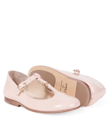 Leather ballet flats | Chloé Kids