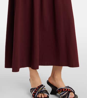 Cotton midi dress | Plan C