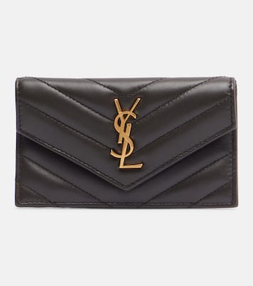 Cassandre matelassé leather card holder | Saint Laurent