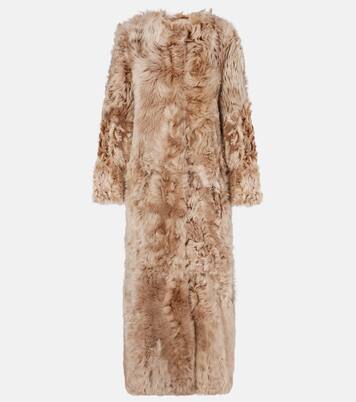 Reversible shearling coat | Yves Salomon