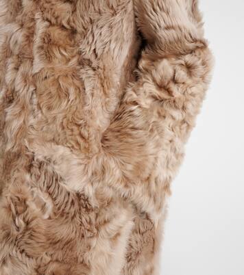 Reversible shearling coat | Yves Salomon