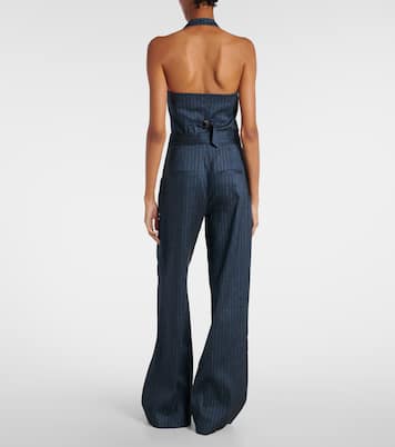 Rimini linen-blend wide-leg pants | Veronica Beard