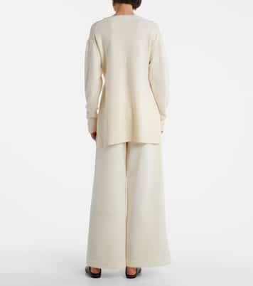 Belted wool cardigan | Xu Zhi