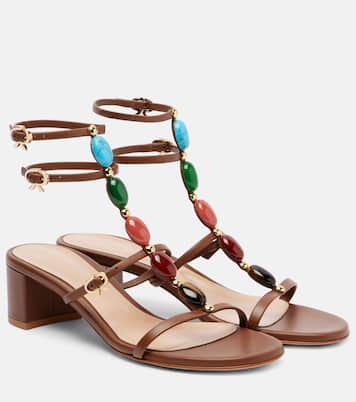 Shanti 45 leather sandals | Gianvito Rossi