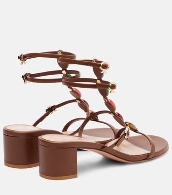 Shanti 45 leather sandals | Gianvito Rossi