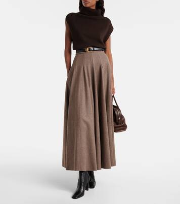 Turtleneck wool and cashmere sweater vest | Jardin des Orangers