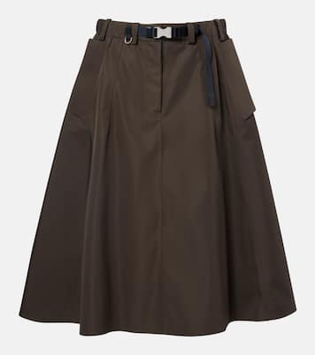 Belted midi skirt | Prada