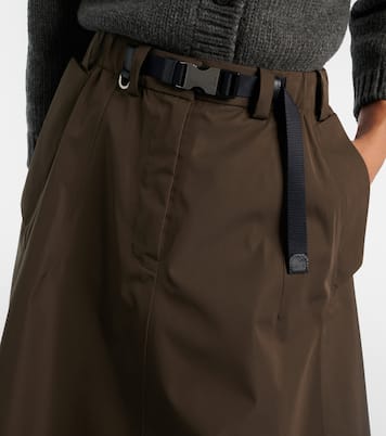 Belted midi skirt | Prada