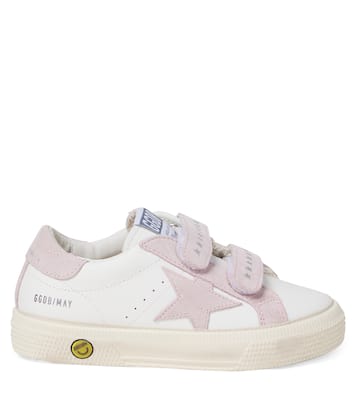 Sneakers May School aus Leder mit Veloursleder | Golden Goose Kids