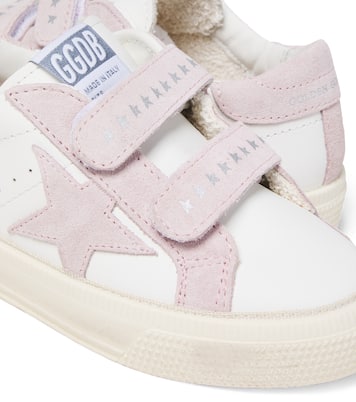 Sneakers May School aus Leder mit Veloursleder | Golden Goose Kids