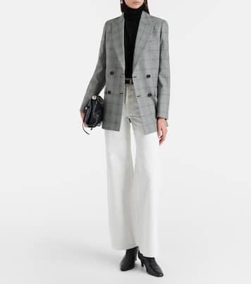 Weston plaid virgin wool blazer  | Nili Lotan