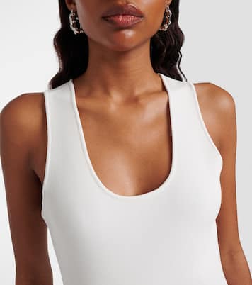 Vestido largo acanalado con flecos | David Koma