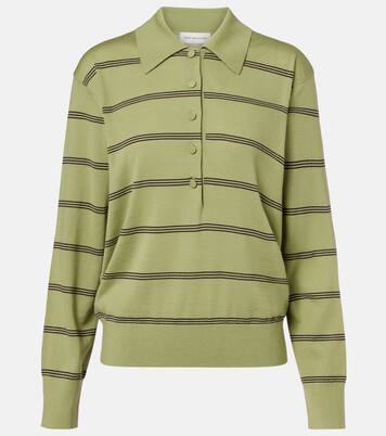 Striped wool polo sweater | Dries Van Noten