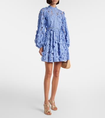Patience floral lace minidress | Zimmermann