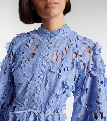 Patience floral lace minidress | Zimmermann
