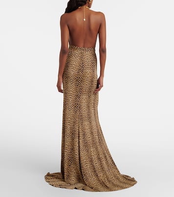 Embellished open-back gown | Roberto Cavalli