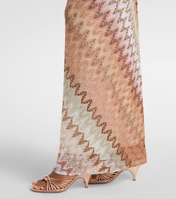 Halterneck lamé gown | Missoni