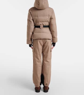 Virgin wool flannel cargo pants | Brunello Cucinelli