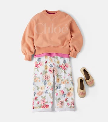 Sweatshirt aus Baumwoll-Jersey | Chloé Kids