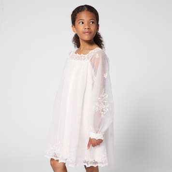 Robe brodée en tulle | Chloé Kids
