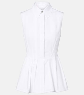 Certosa peplum cotton poplin shirt | Sportmax