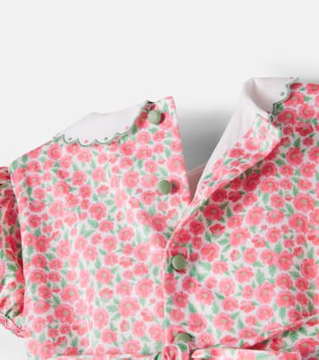 Coco smocked cotton poplin dress | La Coqueta