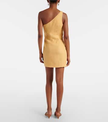 One-Shoulder-Minikleid Simona aus Leinen | Faithfull