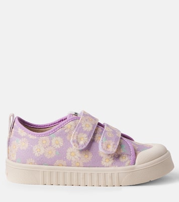 Bobbie floral canvas sneakers | Wheat