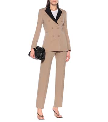 Stretch-wool double-breasted blazer | Stella McCartney