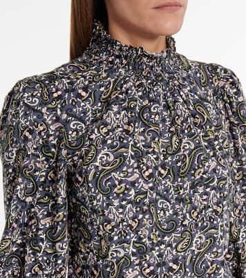 Gaia paisley cotton blouse | Veronica Beard