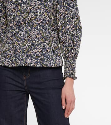Gaia paisley cotton blouse | Veronica Beard