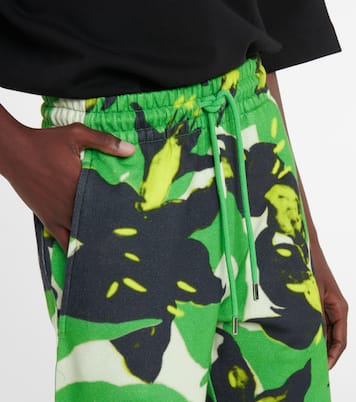 Pantalon de survêtement imprimé en coton | Dries Van Noten